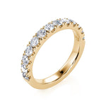 Davis Classics Women's 14k Yellow Gold Diamond Band