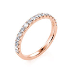 Davis Classics 14k Rose Gold Diamond Band