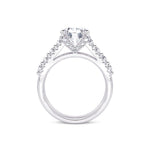 Davis Classics 18k White Gold Semi-Mount