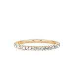 Davis Classics Women's 14k Yellow Gold Diamond Band