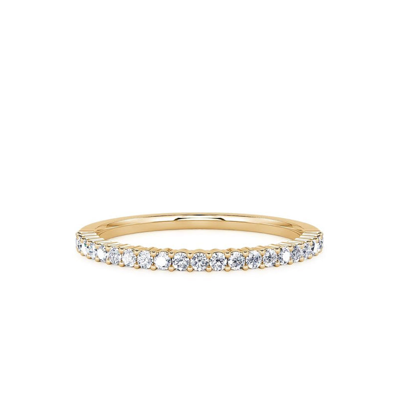 Davis Classics Women's 14k Yellow Gold Diamond Band