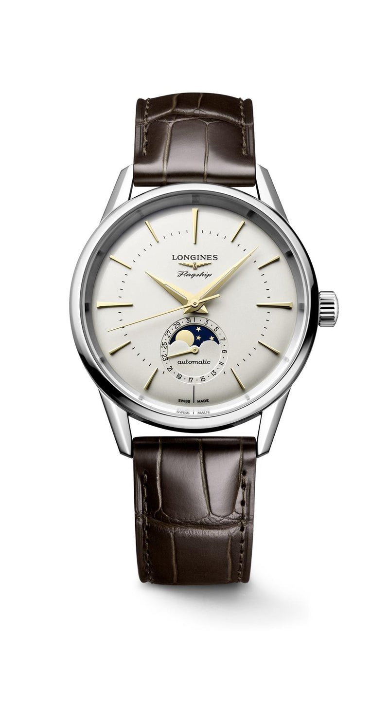 Longines Flagship Heritage Moonphase Watch