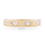 Davis Classics Women's Classic Diamond Wedding Band in 14k Yellow Gold