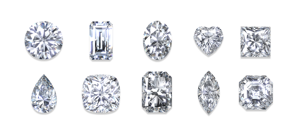 Assorted diamond cuts