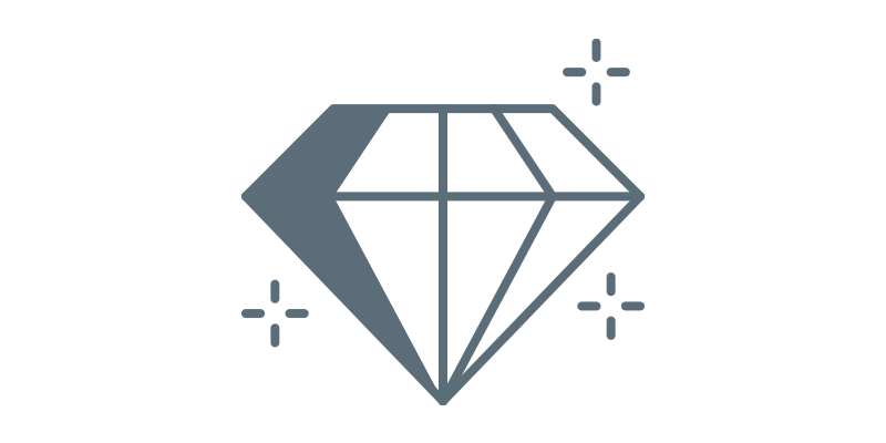 Graphic of a diamond