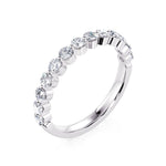 Davis Classics Women's 14k White Gold Diamond Band