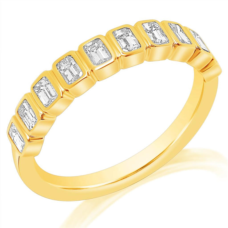 Davis Classics Women's Classic Diamond Wedding Band in 14k Yellow Gold