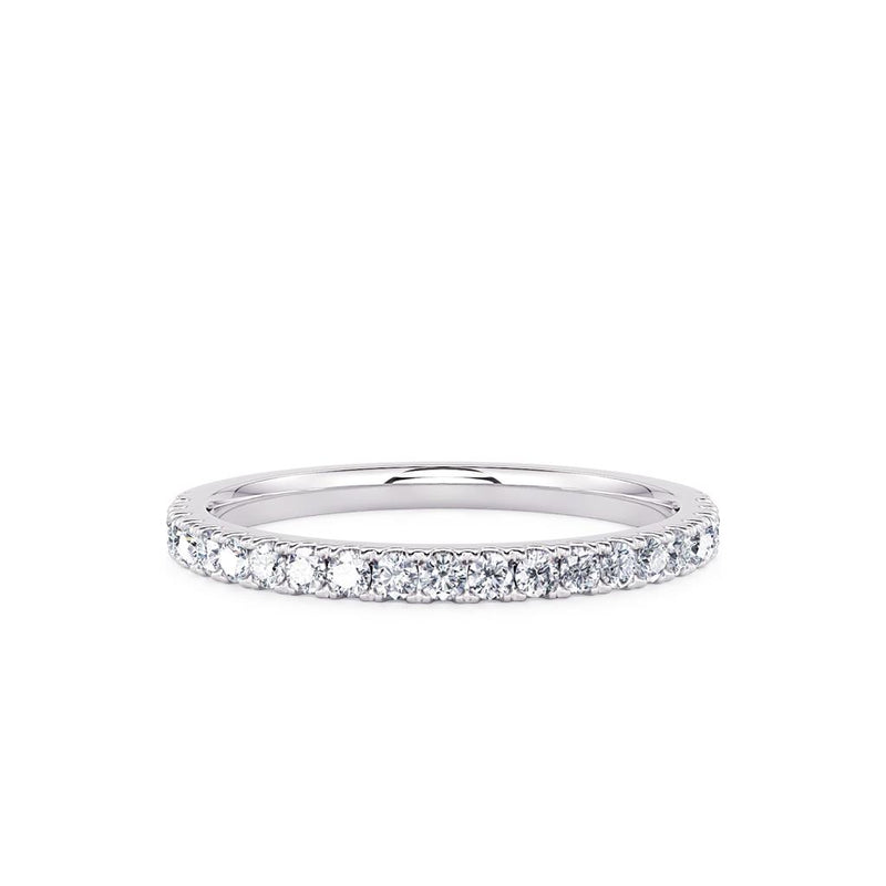 Davis Classics 14k White Gold Diamond Band