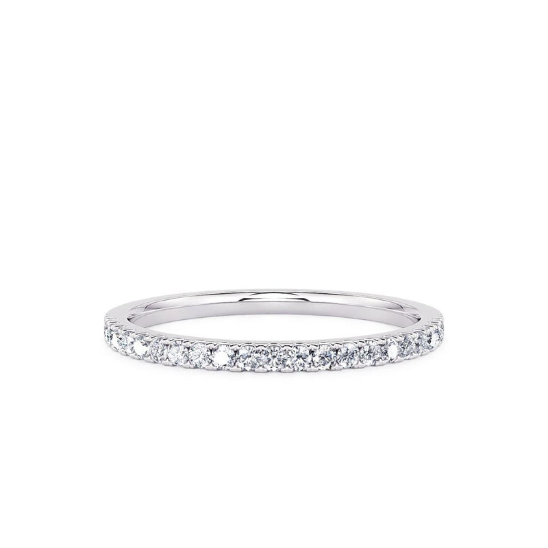 Davis Classics 14k White Gold Diamond Band