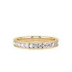 Davis Classics Women's 14k Yellow Gold Diamond Band