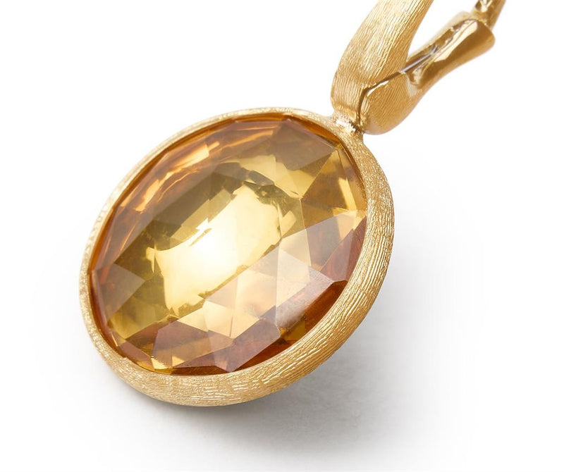 Marco Bicego 18k Yellow Gold Jaipur Color Collection Yellow Quartz Pendant