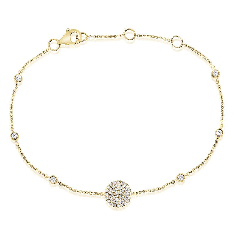 Davis Classics Diamond Station Bracelet