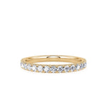 Davis Classics Women's 14k Yellow Gold Diamond Band