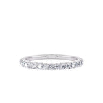 Davis Classics Women's 14k White Gold Diamond Band