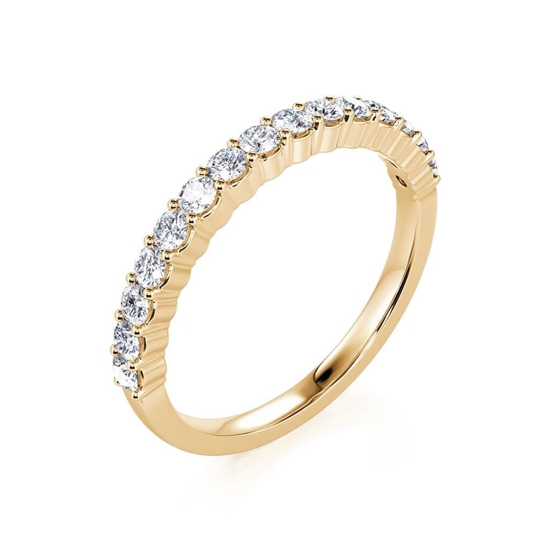 Davis Classics Women's 14k Yellow Gold Diamond Band