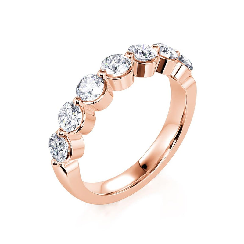 Davis Classics 14k Rose Gold Diamond Band