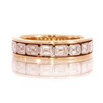 Davis Classics Women's 14k Yellow and White Gold Diamond Band