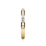 Davis Classics Women's 14k Yellow Gold Diamond Band