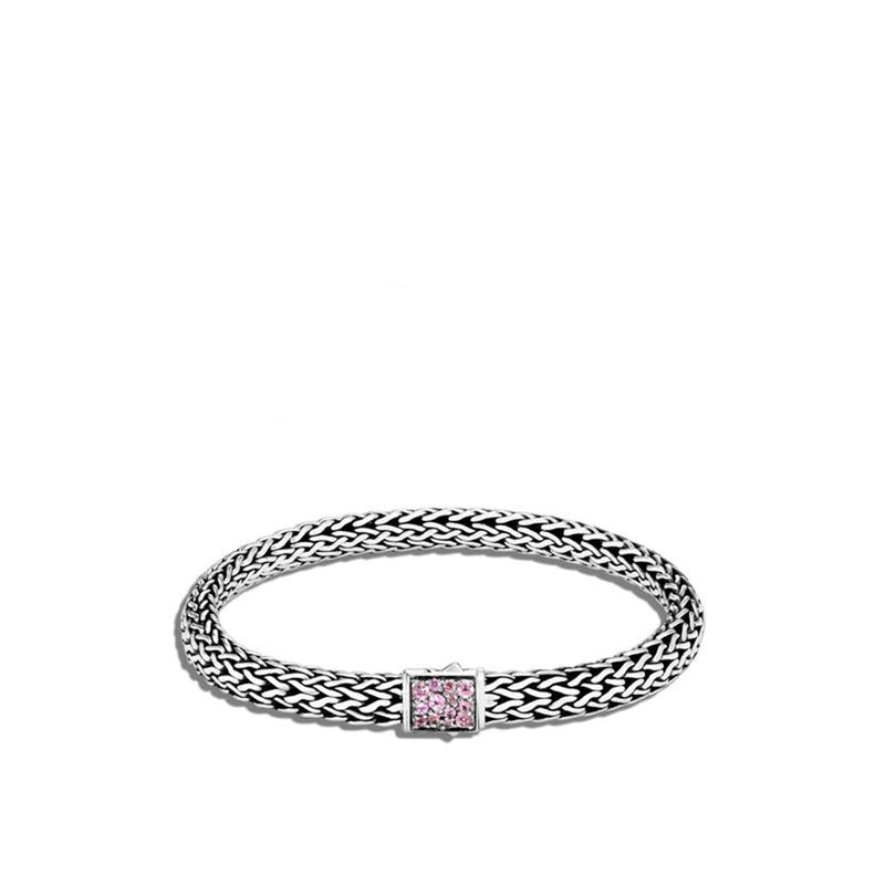 John Hardy Icon Collection Pink Tourmaline Pavé Bracelet