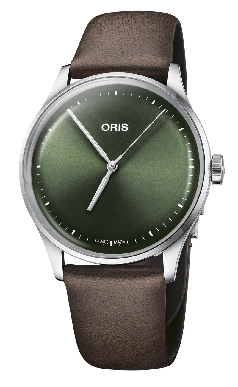 Oris leather watch best sale