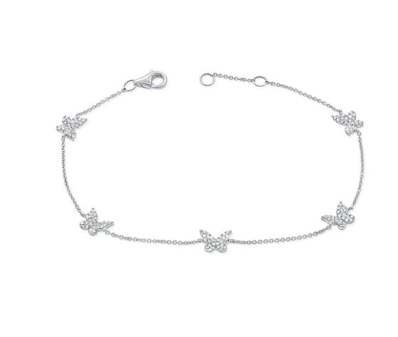 Davis Classics Diamond Station Bracelet