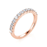 Davis Classics 14k Rose Gold Diamond Band