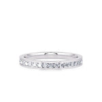 Davis Classics Women's 14k White Gold Diamond Band