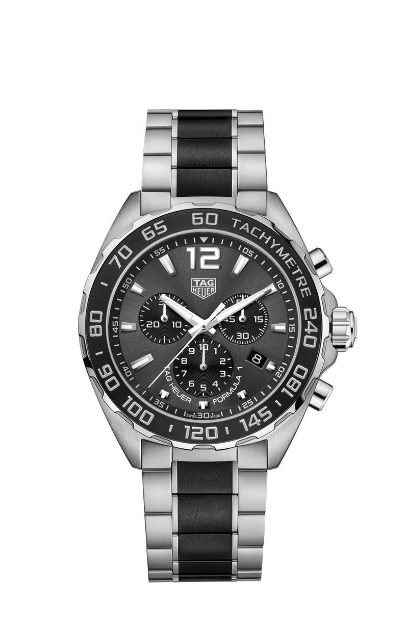 TAG Heuer Steel & Ceramic Formula 1 Chronograph Watch