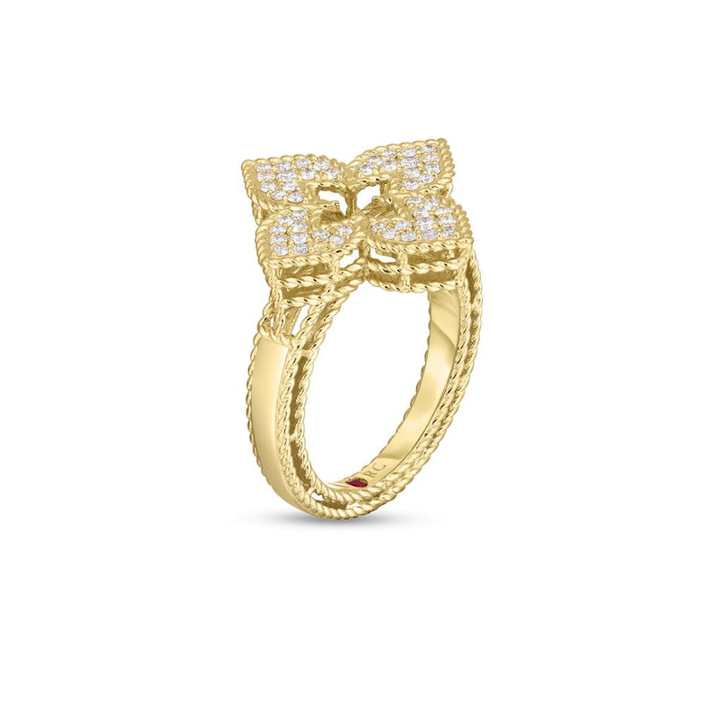 Roberto Coin 18k Yellow Gold Venetian Princess Collection Diamond Fashion Ring