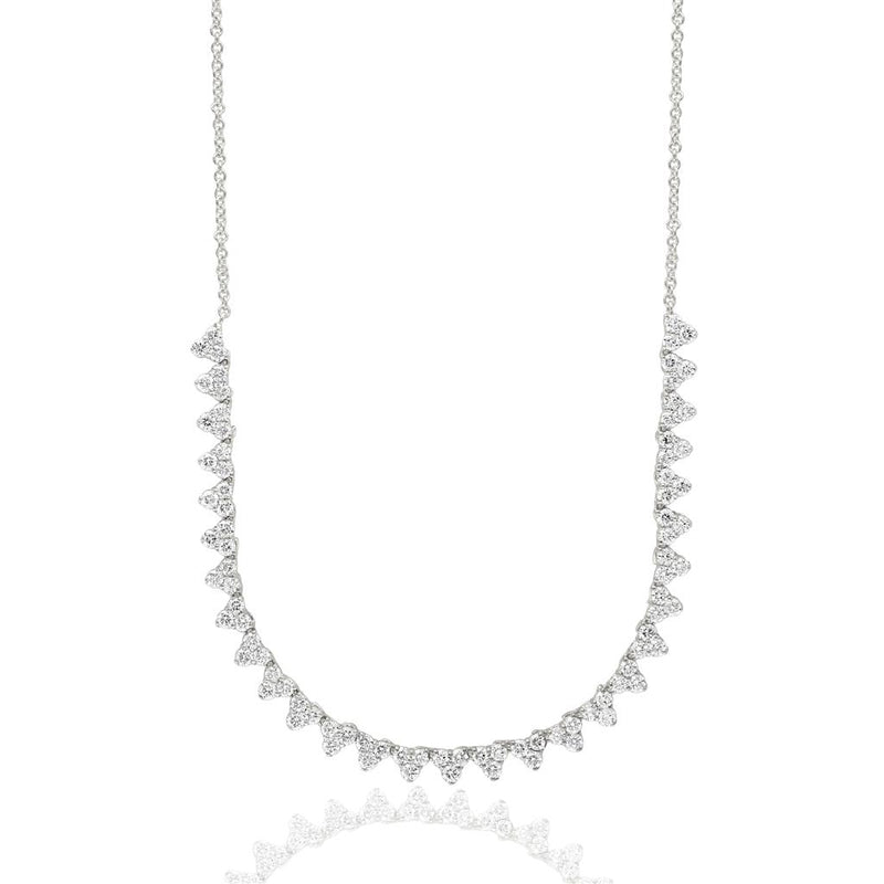 Davis Classics Statement Tennis Diamond Necklace