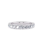 Davis Classics Women's Classic Diamond Wedding Band in 14k White Gold