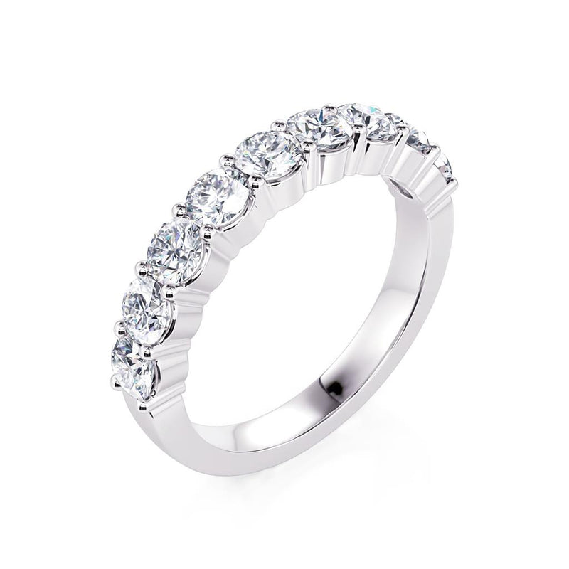 Davis Classics 14k White Gold Diamond Band