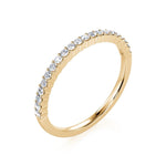 Davis Classics Women's 14k Yellow Gold Diamond Band