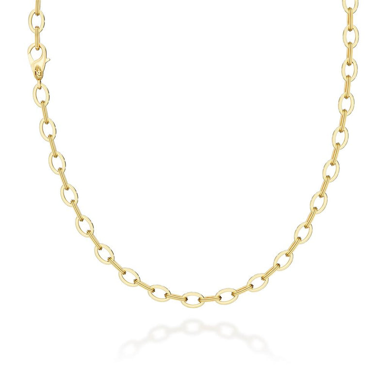 Noam Carver 14k Yellow Gold Rae Collection Diamond Chain Link Necklace