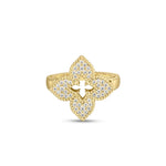 Roberto Coin 18k Yellow Gold Venetian Princess Collection Diamond Fashion Ring