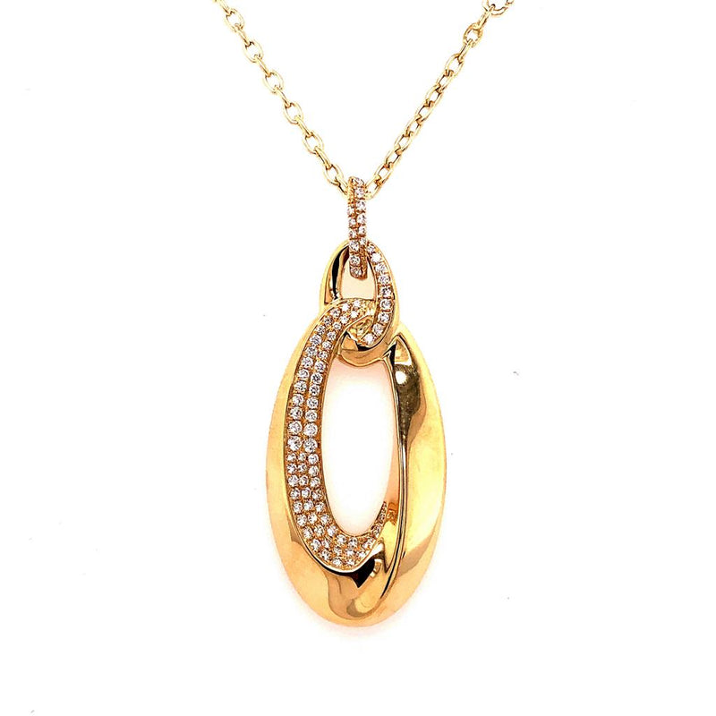 Davis Classics Drop Diamond Necklace