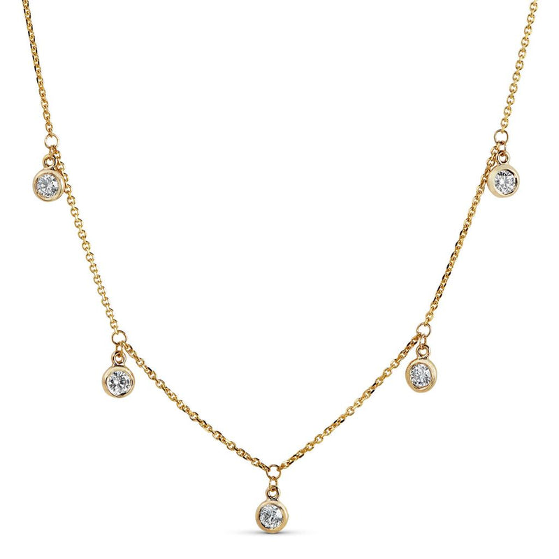 Davis Classics Diamond By The Yard Diamond Necklace