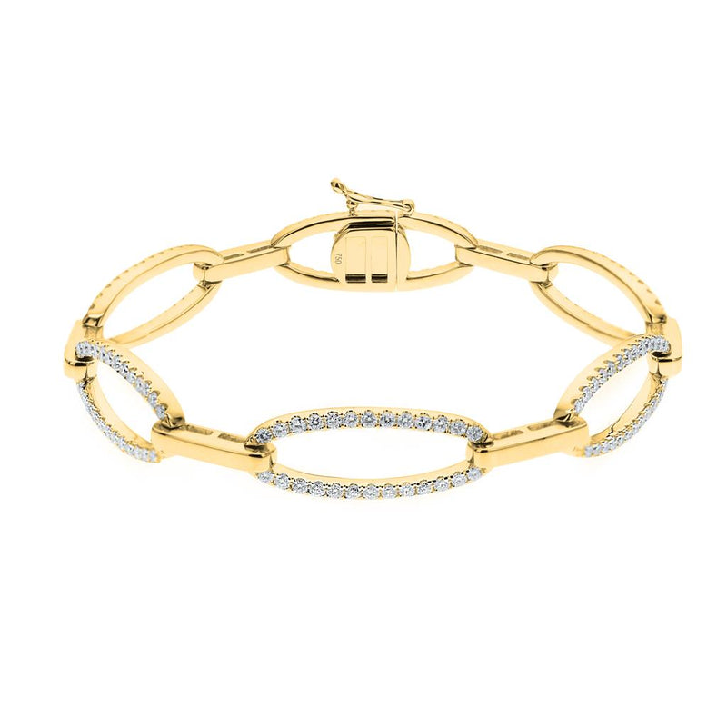 Davis Classics Diamond Link Bracelet