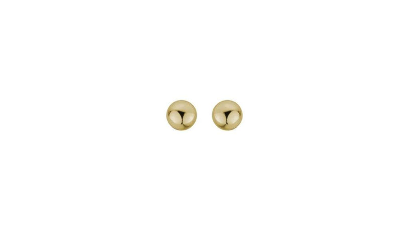 Davis Classics 14k Yellow Gold Ball Stud Earrings