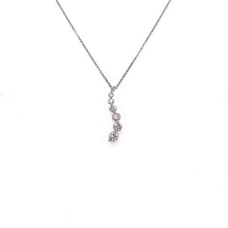 Davis Classics Drop Diamond Necklace