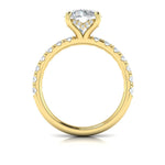 Vlora 14k Yellow Gold Classic Collection Round Diamond Engagement Ring Setting