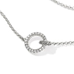 John Hardy Sterling Silver Essentials Diamond Interlinking Necklace