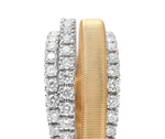 Marco Bicego 18K Yellow and White Gold Masai Collection Four-Row Diamond Band